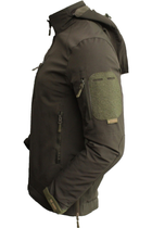 Куртка мужская тактическая Combat Турция Софтшел Soft-Shell ВСУ (ЗСУ) 8180 XXL оливковая - изображение 2