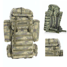 Тактический военный рюкзак для армии зсу на 100+10 литров и военная сумка на одно плече В ПОДАРОК! - изображение 5