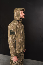 Куртка чоловіча тактична Мультикам Accord Туреччина Софтшел Soft-Shell ЗСУ 8717 XL хакі - зображення 5