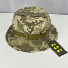 Тактическая боевая военная панама с подкладкой из сетки ВСУ 1058 7039 60 размер пиксель хаки - изображение 4