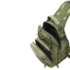 Тактическая сумка-рюкзак через плечо 6 л Олива - изображение 3