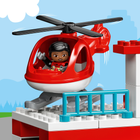 Конструктор LEGO DUPLO Town Пожежна частина та вертоліт 117 деталей (10970) - зображення 7