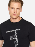 T-shirt Karl Lagerfeld KL22MTS02 L Czarny (8057502621402) - obraz 4