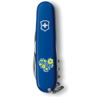 Нож складной 91 мм, 12 функций Victorinox SPARTAN UKRAINE Синий/Цветочное сердце - изображение 4