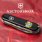 Нож складной 91 мм, 15 функций Victorinox HUNTSMAN UKRAINE Черный/Большой Герб Украины - изображение 3