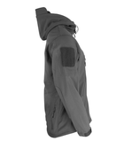 Куртка мужская тактическая KOMBAT UK военная с липучками под шевроны ВСУ Soft Shell XL серый (SK-kb-pssj-gr-xl) - изображение 3