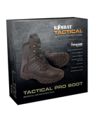 Ботинки военные тактические кожаные Kombat UK ВСУ Tactical Pro Boots All Leather 43 коричневый (SK-kb-tpb-brw-43) - изображение 4