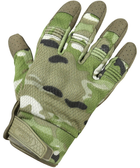 Тактичні військові рукавички KOMBAT UK захисні рукавиці XL мультікам (SK-kb-rtg-btp-xl) - зображення 1