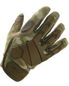 Перчатки тактические военные полевые перчатки KOMBAT UK Fingerless Tactical Gloves XL мультикам (SK-kb-atg-btp-xl) - изображение 1
