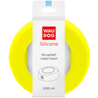 Миска-непроливайка WAUDOG Silicone, желтая, 1000 мл