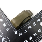 Крючок полиамидный 25 мм олива - изображение 4