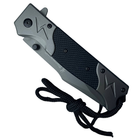 Тактичний складаний ніж Browning FA45 чорний напівавтоматичний викидний ніж - зображення 6
