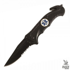 Ніж MIL-TEC Car Knife Rescue Black