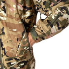 Військова тактична зимова куртка Softshell мультикам ХXXL - зображення 6