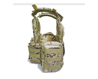 Плитоноска Multicam Tactical Vest з підсумками розвантаження штурмовий жилет бронежелет водонепроникний - зображення 2