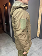 Куртка тактическая WOLFTRAP, Softshell, цвет Олива, размер XXL, зимняя флисовая куртка для военных - изображение 5