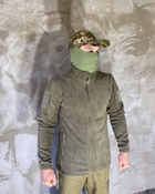 Армійська Кофта флісова VOGEL кишені на рукавах Колір оливковий M - зображення 1