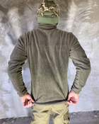 Армійська Кофта флісова VOGEL кишені на рукавах Колір оливковий M - зображення 13