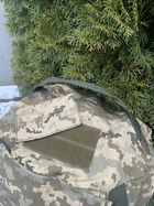 Армейский баул 100 литров военный ткань кордура ВСУ тактический сумка рюкзак походный с местом под каремат цвет пиксель 1949 - изображение 3