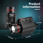Подствольный фонарь с лазерным целеуказателем EZshoot Красный лазер - изображение 8