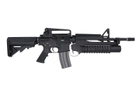 Штурмова страйкбольна гвинтівка з підствольним гранатометом Specna Arms M4 SA-G01 Black - изображение 7
