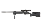 Снайперська гвинтівка Specna Arms SA-S03 Core with Scope and Bipod Black - зображення 1