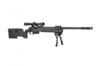 Снайперська гвинтівка Specna Arms SA-S03 Core with Scope and Bipod Black - зображення 5