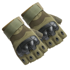 Тактичні рукавички безпалі Ironbull Commander Khaki XL (U34001) - зображення 3