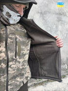 Куртка чоловіча тактична Soft shell софтшел демісезон XXXL - зображення 4