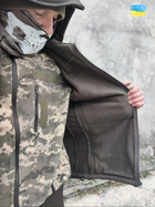 Куртка чоловіча тактична Soft shell софтшел демісезон XXL - зображення 4
