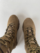 Берцы тактическая обувь натуральная гидрофобная кожа усиленная пятка и носок 47 Койот - изображение 8