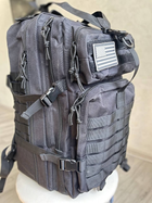 Тактический рюкзак Спорт 50 л нейлон 1000D Черный - изображение 2