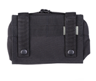 Підсумок тактичний Військова сумка Mil-Tec Чорний MOLLE BELT POUCH SM SCHWARZ (13487002)