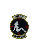 Шеврон на липучці Milf Hunters фігурний 8.5см х 6.2см (12117) - зображення 1