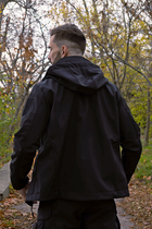 Тактическая куртка теплая Soft Shell черная Logos 4631-07 M - изображение 2