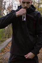 Тактична тепла куртка Soft Shell чорна Logos 4631-07 M - зображення 5