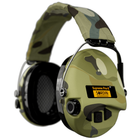 Професійні активні тактичні навушники Sordin Supreme Pro-X LED Камуфляж (75302-X-08-S) - зображення 1