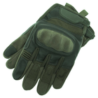 Сенсорні рукавички тактичні військові-армійські Military Rangers повнопалі із захистом кістяшок, бойові, із закритими пальцями XL Оливковий BC-9877 - зображення 5