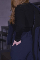 Куртка темно-синя жіноча СМ Груп XL - зображення 3