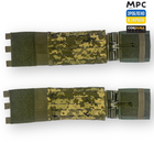 Камербанд тактический под баллистические пластины с пряжкой быстрого сброса и системой Молли MPC Модель 9 Зеленый пиксель - изображение 2