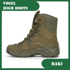 Чоловічі тактичні черевики Waterproof Vogel Олива 42 - зображення 3