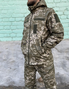 Куртка військова тактична демісезонна Софт Шелл Піксель 56-58 - изображение 4