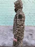 Куртка військова тактична демісезонна Софт Шелл Піксель 48-50 - зображення 7