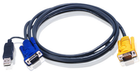 KVM-кабель ATEN 2L-5202UP PS/2-USB + SPHD 3-в-1 1.8 м (2L-5202UP) - зображення 1