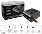 Zasilacz Thermaltake Litepower 550W (PS-LTP-0550NPCNEU-2) - obraz 7