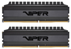 Оперативна пам'ять Patriot DDR4-3600 65536 MB PC4-28800 (Kit of 2x32768) Viper 4 Blackout Series (PVB464G360C8K) - зображення 1