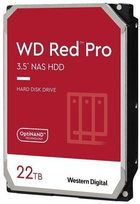 Жорсткий диск Western Digital Red Pro NAS 22TB 7200rpm 512MB WD221KFGX 3.5" SATA III - зображення 1