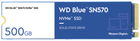 Dysk SSD Western Digital Blue SN570 500GB M.2 PCI-E 3.0 TLC (WDS500G3B0C)