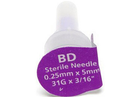 Иглы 5 мм для шприц-ручек инсулиновых – BD Micro-Fine Plus 31G 100 шт. - изображение 2