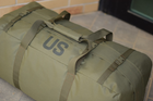 Большой военный тактический баул сумка тактическая US на 130 литров цвет олива для передислокации - изображение 6